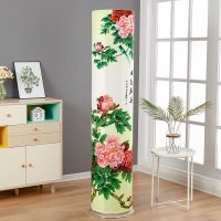 美的海尔格力i尚i享开机不取立式圆形空调套奥克斯柜机圆柱防尘罩|国色天香[开机不取] 格力i铂i酷170