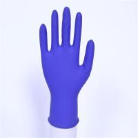 食品级一次性手套橡胶乳胶女胶劳保洗衣洗碗加长加厚耐磨防水耐油|深蓝色-加厚耐磨100只盒装 加大码(XL码)