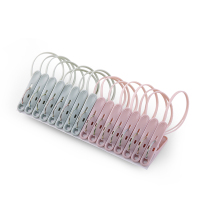 晒枕头网多功能神器抱枕晾晒专用架室外晒枕阳台外夹子衣架网架子|防风晾晒夹16枚入