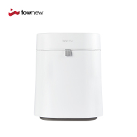 智能垃圾桶家用厨房卫生间分类自动感应打包换袋垃圾桶米白色