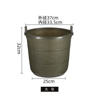 塑料水桶农村用粪桶尿桶家用加厚加大塑料桶浇花浇菜用大胶桶痰盂|大9号棕色1个