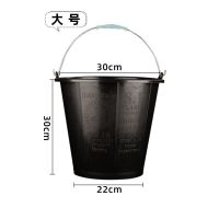 塑料水桶农村用粪桶尿桶家用加厚加大塑料桶浇花浇菜用大胶桶痰盂|18升泰国黑桶1个