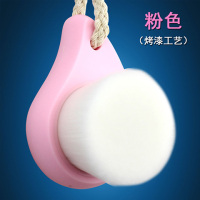 面膜刷子 软毛 脸部黑头刷洗脸神器泡沫 打泡器洗面奶洗脸刷|1个粉色洗脸刷