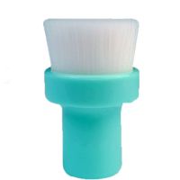 面膜刷子 软毛 脸部黑头刷洗脸神器泡沫 打泡器洗面奶洗脸刷|1个新款蓝色洗脸刷