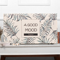 布艺电视机罩防尘罩挂式液晶55英寸50曲面盖巾65欧式电视机套壁挂|黄色好心情 55英寸