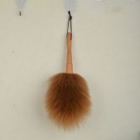 鸡毛掸子羊毛除尘掸家用车用除尘扫灰清洁神器不掉毛不掉色纯澳毛|咖啡色小号