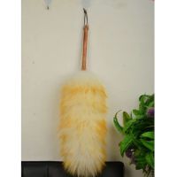 鸡毛掸子羊毛除尘掸家用车用除尘扫灰清洁神器不掉毛不掉色纯澳毛|黄毛尖大号