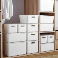 杂物收纳筐储物盒零食篮家用塑料盒子衣柜衣服厨房乐高玩具整理箱