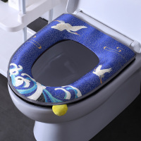 冰丝马桶坐垫夏季薄款马桶垫家用四季防水拉链款网红坐便套马桶圈