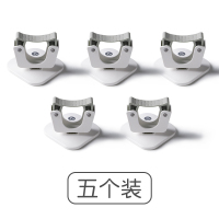 拖把挂钩挂架免打孔挂拖把夹放扫把架壁挂浴室卫生间收纳神器卡扣|5个装(家庭装:拖把+扫把+马桶刷+雨伞+衣叉)