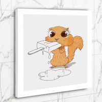 浴室壁画收纳柜卫生间置物架免打孔收纳架放衣服神器厕所壁挂柜子|松鼠收藏送1贴板