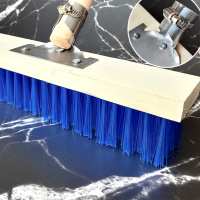 硬毛扫地家用长柄大地板刷浴室厨房刷地刷刷子卫生间清洁刷地毯刷|镀锌铁头单地刷头