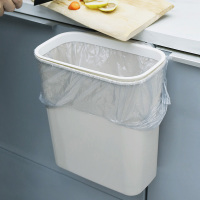 厨房壁挂式无盖垃圾桶免打孔柜门悬挂收纳盒大号垃圾篓垃圾收纳桶