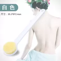 搓澡神器洗澡刷子搓背刷长柄搓澡巾沐浴球成人软毛后背浴刷不求人|单面白色