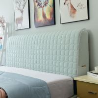 全包布艺床头罩软包床头套简约现代欧式防尘罩1.8m1.5米床保护套|纯棉-淡绿色 2.2米