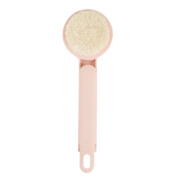 软毛长柄搓背刷搓澡沐浴刷洗澡神器 成人浴刷后背刷子宝宝洗澡刷|浅粉