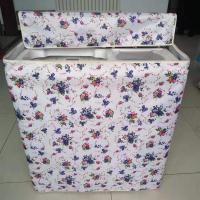 双缸半自动洗衣机罩防水防晒防尘普通双缸半自动双桶家用海尔美的|紫金花[涂银牛津布料防水防晒] 85*50*85