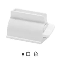 挤牙膏神器免打孔牙刷置物架懒人手动挤小样夹洗面奶护肤品按压器|白色两只装套装更优惠收藏优先发货