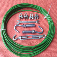 晾衣绳户外专用晾衣绳钢丝晾衣绳晒被绳防晒加粗晾衣绳晒衣服绳子|11米