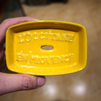 北欧ins欧舒丹法国普罗旺斯陶瓷轻奢沥水香皂盒手工精油皂碟皂托|[雕牌立白等透明皂一律放不下]