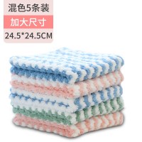 抹布家务清洁懒人洗碗布干湿两用家用加厚擦手巾厨房不掉毛洗碗巾|一袋装(5片)