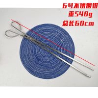 不锈钢火钳夹家用加长长柄夹环卫垃圾夹拾物夹取物器食品夹碳火钳|加粗不锈钢火钳60cm