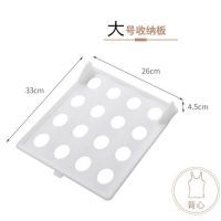 家用懒人叠衣服神器衣柜叠衣板衬衫衣裤子收纳整理创意折叠折衣板|中号白色10个装-衬衫短袖男女通用薄