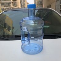 家用矿泉水桶纯净水桶纯净水桶饮水机桶 家用 水桶 纯净水桶|优质7.5升pc钢化桶(带把手螺纹盖