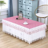 茶几罩桌布茶几套茶几垫客厅加厚长方形布艺茶几布餐桌布防尘罩套|素色年华红色 宽80*长150*高40cm