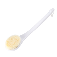 搓澡神器长柄软毛洗澡刷子成人沐浴刷洗浴用品洗澡搓背神器背刷|白色长柄弯曲沐浴刷一把