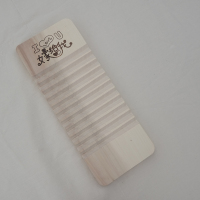 洗衣板搓衣板跪用惩家用大号老式实木防滑宿舍迷你小型加厚木质|40*15*2.5刻字款