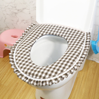 时尚小清新马桶坐垫防水马桶套大号粘扣通用马桶垫子适用多数马桶