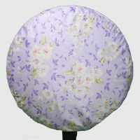 家用电风扇防尘罩子套子布艺落地扇包电机电扇全包16寸18寸12寸|12寸紫藤花