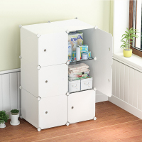 书架子置物架抽屉式收纳柜化妆品收纳盒塑料储物箱大号书柜