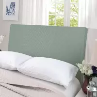 北欧风格万能全包床头套罩软包ins防尘床靠背木床保护套1.|松柏绿 1.8米（适合1.7-1.9米床头使用）