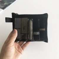 化妆包小号便携补妆包小 网纱简约随身化妆品气垫口红包收纳包袋