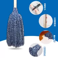 木杆墩布纯棉线拧水拖把家用毛巾布条老式拖布保洁酒店物业