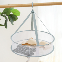 防变形晾衣网 可折叠羊绒衫毛衣平铺晾晒网 晾衣篮晒衣网兜晒衣篮|45单层单围绿色晒衣篮