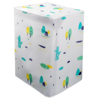 洗衣机罩套防水防晒罩上开前开全自动洗衣机套通用防尘滚筒盖布|磐石林翻盖式[上开] 加厚防水防晒