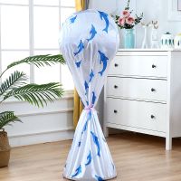 落地式全包风扇防尘罩电风扇防尘罩子落地扇家用简约电扇罩风扇套|海豚白 台式(小号)