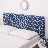 万能弹力全包床头套防尘罩欧式弧形定制软包靠背套布艺针织棉面料|格格 床头长度140-160cm之间