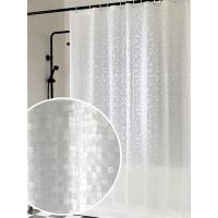 卫生间加厚北欧ins浴帘套装免打孔挡水门帘隔断淋浴帘防水布洗澡