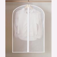 防尘袋衣罩家用衣服防尘罩挂式大衣挂衣袋透明防尘套西装西服套子|5个60*100cm.适膝盖以上衣物 中间拉链底部密封