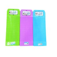 加厚加长塑料搓衣板大号防滑耐用洗衣板洗衣好手戳衣板洗刷板|加厚52*19cm带刷蓝色