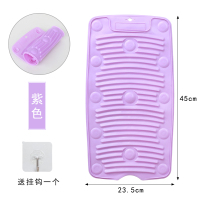 洗衣板搓衣板家用实竹木老式小号搓板宿舍学生洗衣垫大号跪用惩|中号[平头款]-送手套