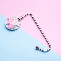 挂包勾挂钩大承重课桌桌面女包包挂包钩办公室神器书包扣勾多功能|牡丹花(强承重)