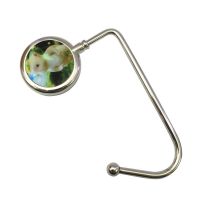 学生课桌面挂钩家用书包挂包钩不粘钩办公室可用可移动大斤|直钩胡巴绿