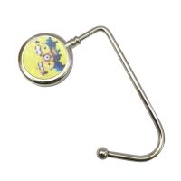 学生课桌面挂钩家用书包挂包钩不粘钩办公室可用可移动大斤|直钩小黄人