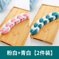 沐浴条搓澡巾洗澡巾拉背条长条成人搓背巾沐浴球泡沫强力搓泥神器|粉白+青白[买1送1实发2个]