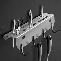 304不锈钢厨房置物架壁挂调料收纳架挂件刀架挂钩厨具用品调味品
